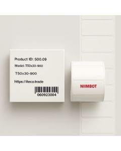 NIIMBOT Етикетна ролка Т50*30 - 900 бр. Бяла
