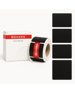 NIIMBOT Eтикетна ролка EB40*60 - 115 бр. черни етикети мат