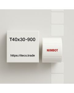 NIIMBOT Етикетна ролка Т40*30 - 900 бр. Бяла
