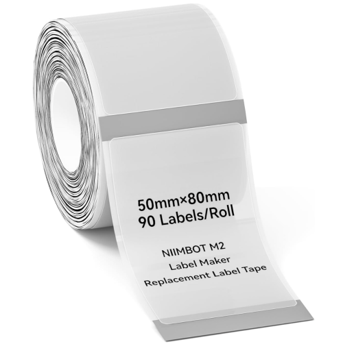 NIIMBOT T50x80-90 бр. прозрачни етикета