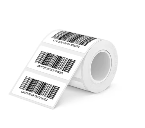 NIIMBOT Cover Label White 50×30 мм – Покриващи бели етикети (240 бр.)
