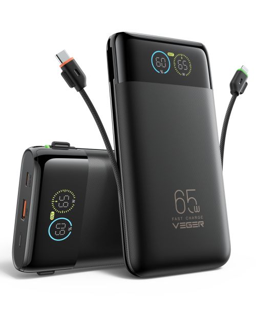 VEGER Fuerza 30  Преносима батерия за лаптоп 27 000 mAh