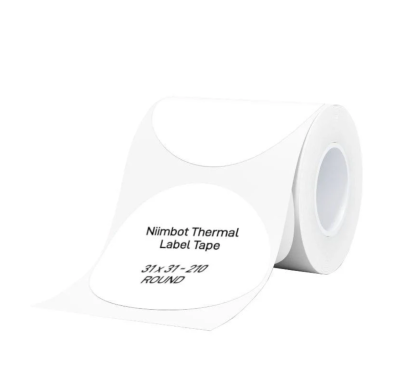 NIIMBOT Eтикетна ролка 31*31 - 210бр.- бяла