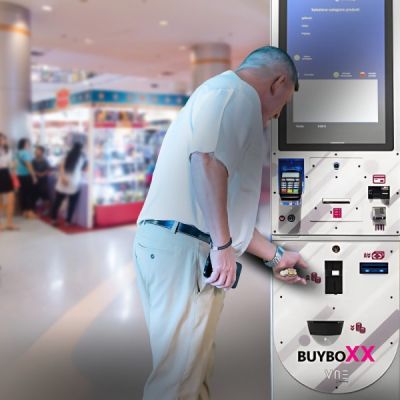 VNE BuyBoxx – Машина за продажби с плащане в брой и с карта